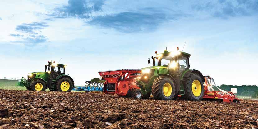 TRAKTOROK - Gépajánlat 2017 JOHN DEERE 7R TRAKTOROK Napról napra a földeken dolgozik? Ehhez egy olyan megbízható traktorra lesz szüksége, amely megmutatja az utat a hatékonyabb munkavégzés felé.