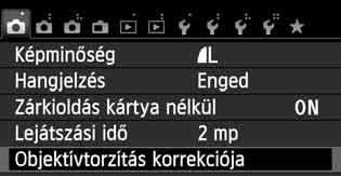 3 Az objektív peremsötétedés-korrekciója / kromatikus aberrációjának javítása A periférikus fényvesztés, más néven peremsötétedés jelensége során a kép sarkai az objektív jellemzői miatt sötétebbnek