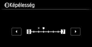 Válassza ki a kívánt képstílust, majd nyomja meg az <B> gombot. Megjelenik a részletbeállító képernyő. 132 3 4 Válasszon ki egy paramétert.