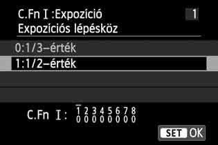 Ha más egyedi funkciókat is be szeretne állítani, ismételje meg a 2 3. lépést.