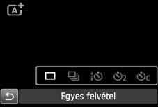 Q Felvételi funkciók gyorsvezérlése Az LCD-monitoron látható felvételkészítési funkciókat közvetlenül kiválaszthatók és beállíthatók. Ez az úgynevezett gyorsvezérlés képernyő.