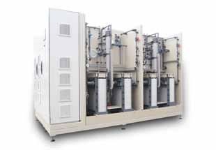 Csőcellás elektrolízis berendezés CHLORINSITU II Membrános elektolízis berendezés CHLORINSITU III Elektrolízis berendezés CHLORINSITU V Elektrolízis berendezés CHLORINSITU V Plus Robusztus, biztos és