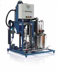 2000 l/h Kétszintes berendezés Ultromat ULDa Batch üzemű adagolórendszer Ultromat MT Adagolórendszer POLYMORE Adagolórendszer PolyRex Az Ultromat ULDa adagolórendszer egy automatikus polielektrolit