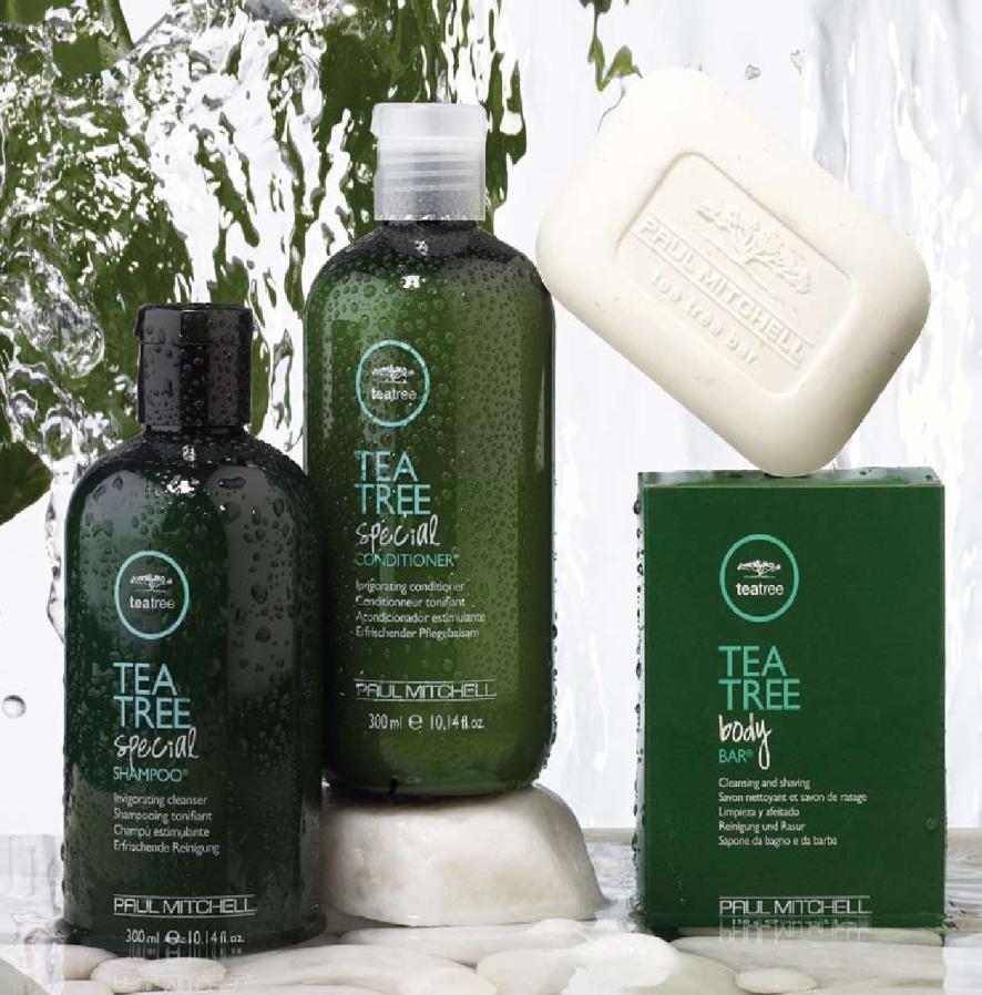 TEA TREE - Teafaolajos Termékcsalád A Teafa teljes kollekciója haj- és testápolási termékekből áll, melyek kivonatai és természetes hatóanyagai az érzékekre hatnak.