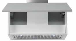 atok: n.a./800/705 m 3 /h elektronikus vezérlés távvezérlővel, időzítő (utószellőztetés) 2x1 W LED világítás zajszint: 35-62 db(a), felső szekrénybe, kürtőbe építhető minimum beépítési magasság a
