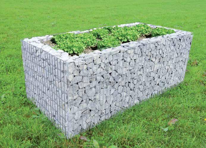 Gabion-magaságyás Építőkészlet Hossza 100 cm méret egység EAN-kód h 100 x mé 100 x ma 80 cm 1 db (25,3 kg) 90 04179 56900 0 Szükséges kő töltőanyag: kb.