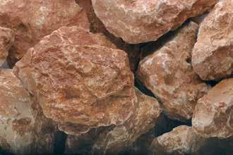 A köveket lapos oldalukkal a rács felé kell igazítani. Emiatt a szükséges mennyiség kiszámításakor 10 % ráhagyással kell számolni.