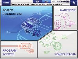 eszköz - OBD 16 csatlakozótűs kábel - USB kábel - szivargyújtó tápkábel - eszköz védőgumi burkolat - kezelési utasítás - szállítótok - egyenáramú adapter - CD a szoftverrel.