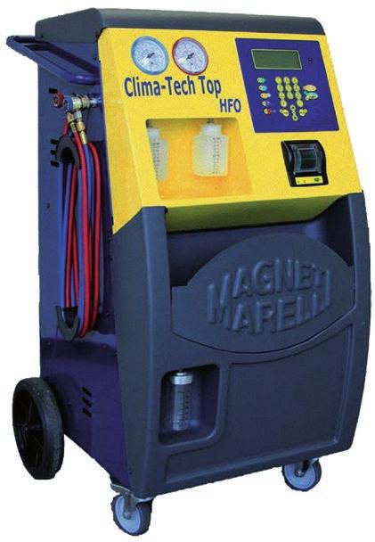 AUTOMATIKUS DIAGNOSZTIKAI ÉS LÉGKONDICIONÁLÓTÖLTŐ ÁLLOMÁS clima tech top hfo TÉNYEZŐ 1234YF CLIMA TECH TOP HFO Az új HFO-1234yf gázt használó légkondicionálók diagnosztikájára és karbantartására