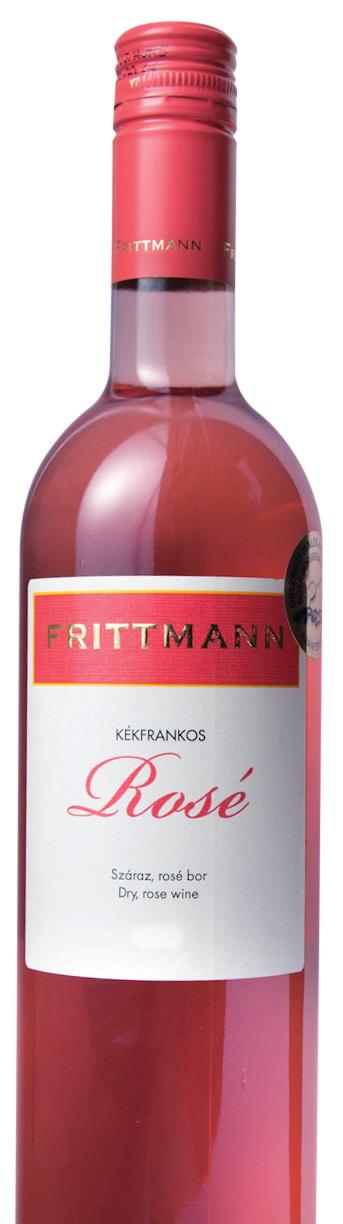 FRANK Rosé Cuvée ZALA száraz 2015 Ft/dl........... A hosszú ősz karakteres színeket eredményezett. A csillogó tisztaságú borban intenzív virág és gyümölcsillatokkal találkozunk.