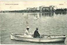 Siófok, víztoron y a Fő téren,