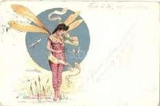 Art Nouveau lad y. B.K.W.I.