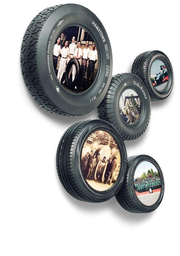 Yokohama város, 1917 Megszületett a YOKOHAMA RUBBER o., Ltd. azzal a céllal, hogy az ország határain belül fejlesszenek ki egy nagyteljesítményű gumiabroncsot.