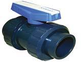 VIII. PVC csövek, fittingek PVC pipes, fittings PVC BB Golyós csap PVC Ball valve 082008 C PVC Golyóscsap BB D 063 PN 6 72 082009 C