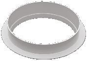 XL 6/4"BM / D50 Skimmer STD Extended Throat concrete XL 6/4 female threaded / D50 Szkimmer betonos