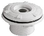 Padlóbefúvó, rozsdamentes szabályozható A2 D63 Inlet, floor Inox regulated