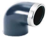 Könyök KM 90 PVC Pro-Fit Elbow 90 084507 C PVC 90º 50 x 6/4" PN6 6/4" 3 084508 C PVC 90º 63 x 2" PN6 2" 38 E coll A (mm) 252 80 0,2 890