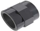 x ½" PN 6 25 20 500 0,0 02 30 C08306 C PVC D 025-32 x /2" PN 6 32 25 500 0,03 8 230 08304 C PVC D 025-32 x ¾" PN 6 32 25 350 0,02 26