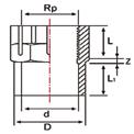 PN 6 63 50 50 0,0 370 470 C0837 C PVC D 050-63 x 2" PN 6 63 50 70 0,2 480 60 08308 C PVC D 063-75 x 2" PN 6 75 63 00 0,5 55 700