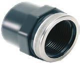 2½" PN 6 90 75 48 0,24 748 950 C08323 C PVC D 075-90 x 3" PN 6 90 75 60 0,29 724 2 90 0830 C PVC D 090-0 x 3" PN 6 0 90 27 0,44 283