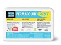 CMNTKÖTÉSÛ ÉS POXI FUGÁZÓHABARCSOK CMNTITIOUS AND POXY GROUTS PRMACOLOR SLCT Gyors kötésû cementbázisú fugázóhabarcs. Pigment diszperzióban történô alkalmazásával.