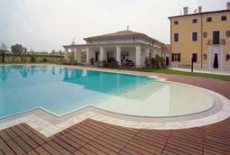 Warranty for stain resistance and chlorine resistance is 5 years, for watertightness is 15 years.