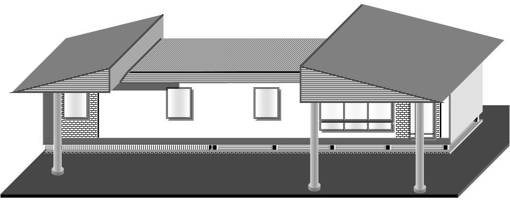 230 m2 Gx.12 > 16,8x 7m dominóház magastetős változat. Tetőterasz?