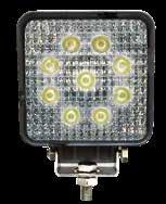 MUNKALÁMPA 9 LED, 10-30V SÁRGA VILLANÓLÁMPA 12-24V LED FLEX CSŐRE