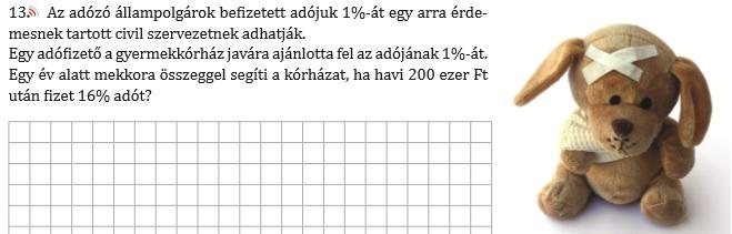 feladatnak. Ezek a feladatok is három különböző nehézségi szintre vannak besorolva. Összetett feladat az 5. osztályos munkafüzetből (69. o.). A tankönyvek összes feladattípusa ( Igaz-hamis, Teszt stb.
