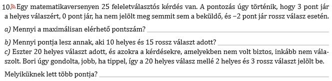I/16. Negatív számok Bővül a számkör, bevezetjük a negatív számokat. A negatív számokat is elhelyezzük a számegyenesen.
