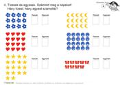 A munkalapok segítségével teljesen kezdők is kedvet kapnak a számoló játékokhoz, de a nagyobbak is gyakorolhatnak akár önállóan is.