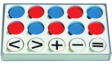 A doboz tartalma: 10 db növekvő méretű puzzle kép 10 db kártya (számok 1-től 20-ig) 3