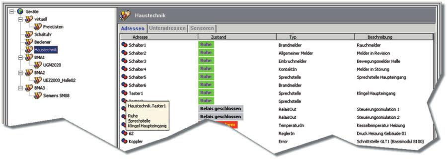 4 BIS - Áttekintés és alapcsomag, 2.5 verzió Eszközök áttekintése az összes kapcsolt alrendszer és ezek perifériái (érzékelők), valamint a belső virtális eszközök (kezelő, kiszolgáló,.
