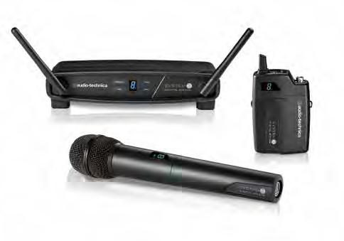 124 system 10 System 10 system 10 digitáis vezetéknéküi rendszer (PC 466-MC 120) Az Audio-Technica s System 10 egy minőségi vezetéknéküi rendszer, mey kifinomut 24-bites febontást, nagyon egyszerű
