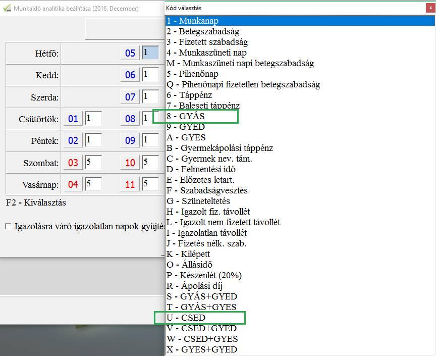 a program automatikusan rögzítse a szabadság keretbe.