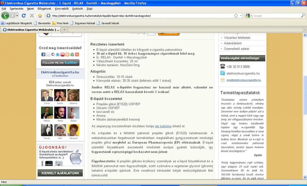 E-cigaretta http://elektronikuscigaretta.