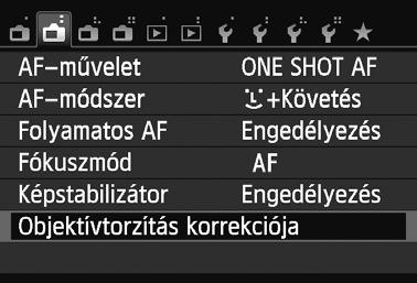 3 Az objektív peremsötétedés-korrekciója / kromatikus aberrációjának javítása A periférikus fényvesztés, más néven peremsötétedés jelensége során a kép sarkai az objektív jellemz i miatt sötétebbnek