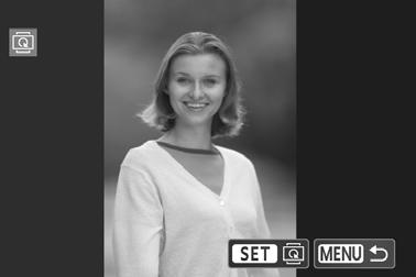 és a 3. lépést. A kilépéshez és a menühöz való visszatéréshez nyomja meg a <M> gombot. Ha az [51: Autom. elforg.] opciót [BezD] állásra állítja (214.