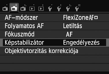 Az Image Stabilizer (Képstabilizátor) objektívr l Ha az IS objektív bels Image Stabilizer (Képstabilizátor) eszközét használja, az korrigálja a fényképez gép remegését, és a kép élesebb lesz.