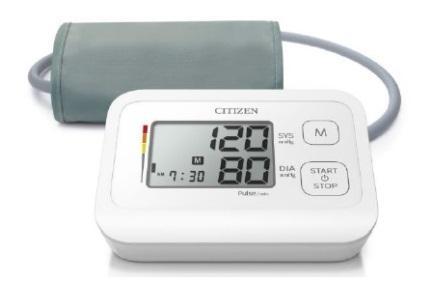 CITIZEN Digitális, automata felkaros vérnyomásmérő készülék GYCH304