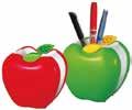 8 cm álló rekeszes P4060-0611 Írószertartó Deli műanyag alma forma P4060-0612 Írószertartó Deli műanyag ceruza forma P0016-0547 Tolltartó