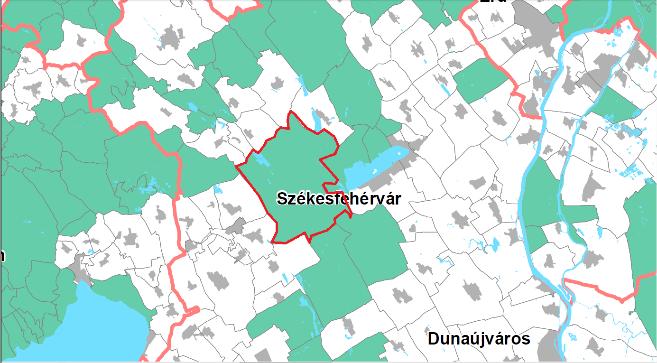 Székesfehérvár Megyei Jogú Város településfejlesztési koncepciójának és 1/9. melléklet a 2003. évi XXVI.