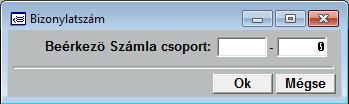 A számla fejrészének rögzítése után a program a számlának az Ön által kialakított iktatószámát, sorszámát kéri.