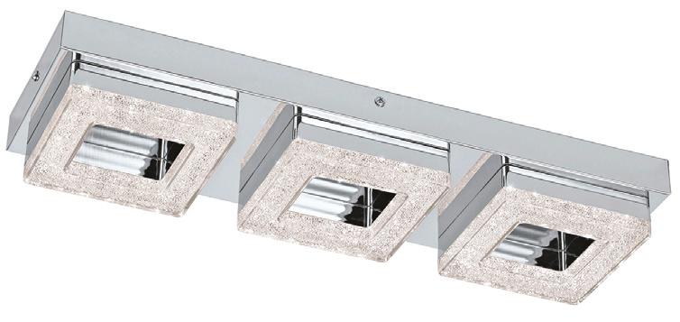 , 3000K, Ø: 29cm, : 110cm 95913 GU10 LED, 4 x 3,3W, 960lm,