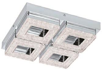 Fali/mennyezeti lámpa LED 4W, 400lm, incl.