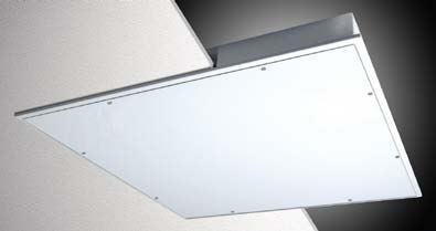 ECB-LED Süllyesztett LED paneles tisztatéri lámpatest Recessed LED panel cleanroom luminaire 7% ECB-LED-Q-5-8..-..-42 Dimsions - AxBxC Rögzítés / Mounting - DxE 5 647 x 647 x 625 x 625 8,9 ECB-LED-L9-W6--8.