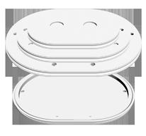IN-szett-E3L-1 A szintek átmérő méretei: 150 cm, 110cm, 70cm 3 szintes középelem kettő spot kivágással (150 cm x 50 cm) IN-szett-E3L-2 A szintek ívátmérő méretei: 150 cm, 110cm, 70cm A közép elemben