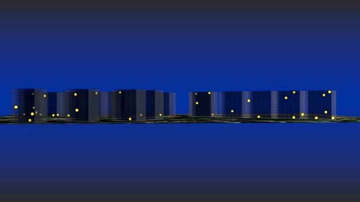 A jelmódszer 3D-s megjelenítése során egy jelenség térbeli eloszlását ábrázoltam.