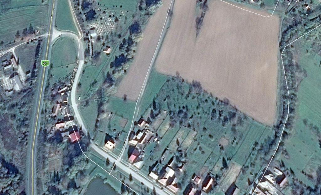lévő régészeti lelőhelyek, temető,