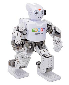 AWARDS 2017 FINALIST PROGRAMOZHATÓ HUMANOID ROBOT A DIGITÁLIS PEDAGÓGIAI MÓDSZERTANI KÖZPONT AJÁNLÁSÁVAL Az Edbotról Edbot Scratch, Javascript és Python nyelveken programozható interaktív humanoid